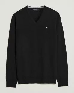 J.Lindeberg Lymann True Merino V-Neck Pullover Black S