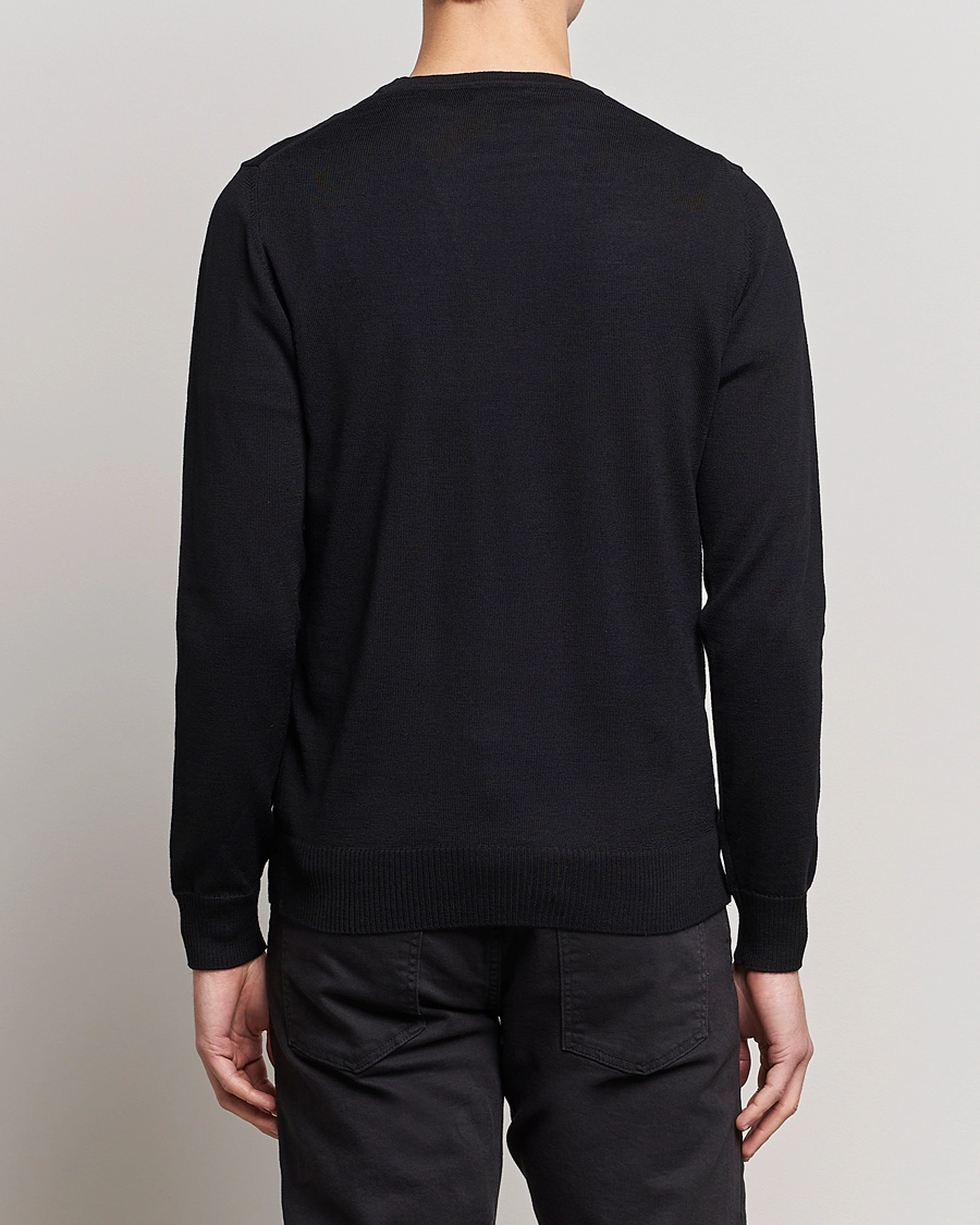 J.Lindeberg Lyle True Merino Crew Neck Pullover Black S - Bilde 4