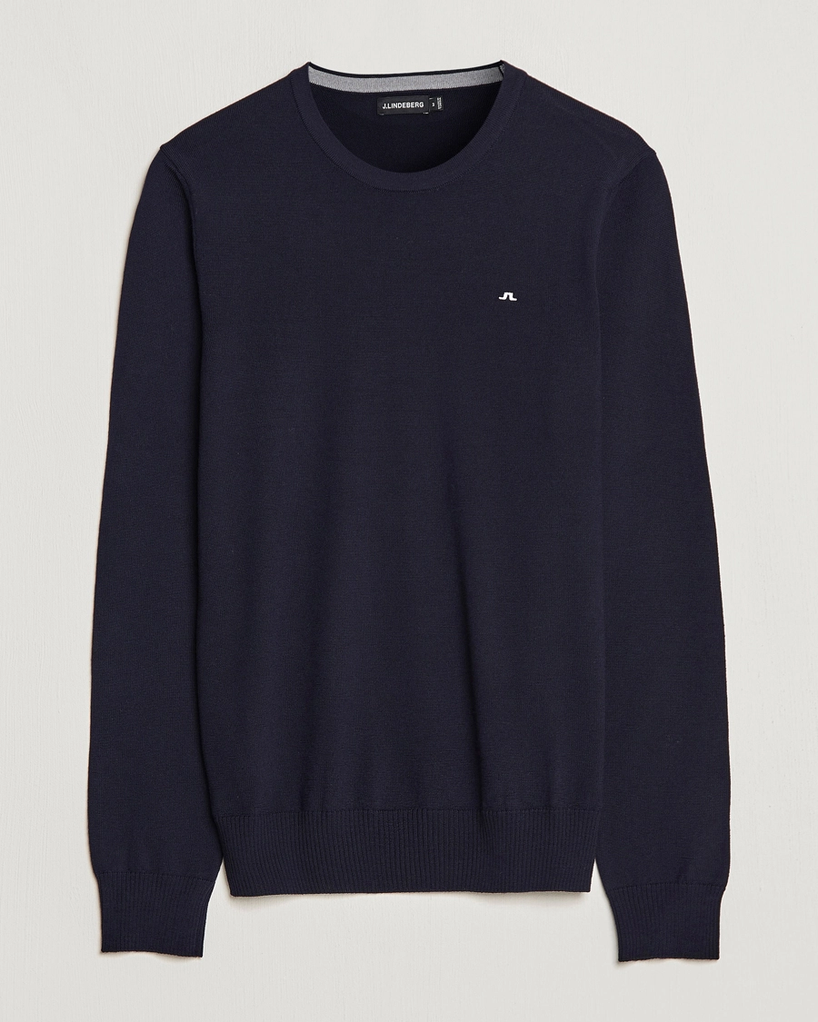 J.Lindeberg Lyle True Merino Crew Neck Pullover Navy S