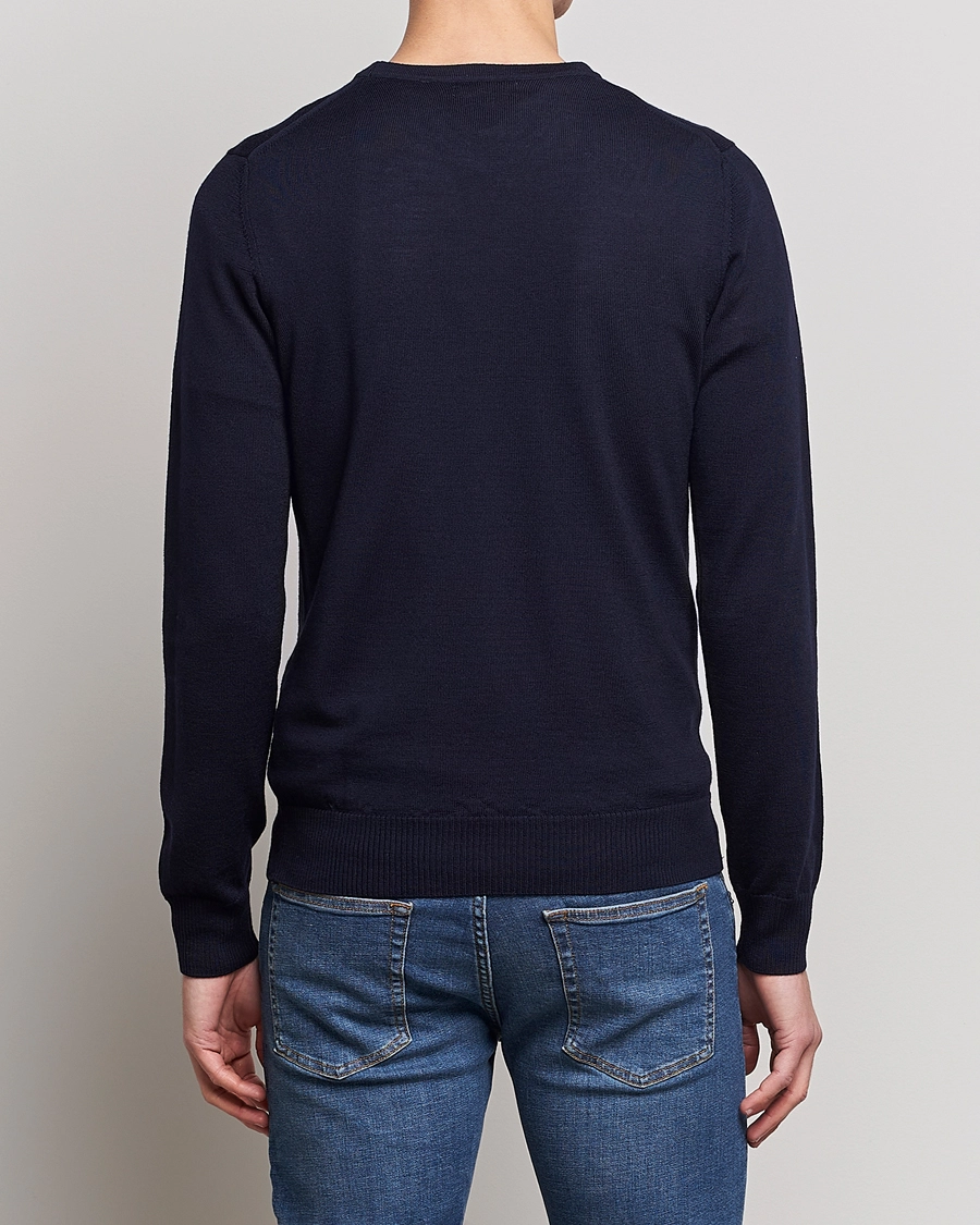 J.Lindeberg Lyle True Merino Crew Neck Pullover Navy S - Bilde 4