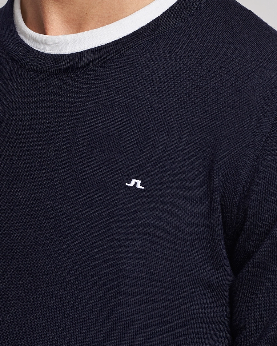 J.Lindeberg Lyle True Merino Crew Neck Pullover Navy S - Bilde 5