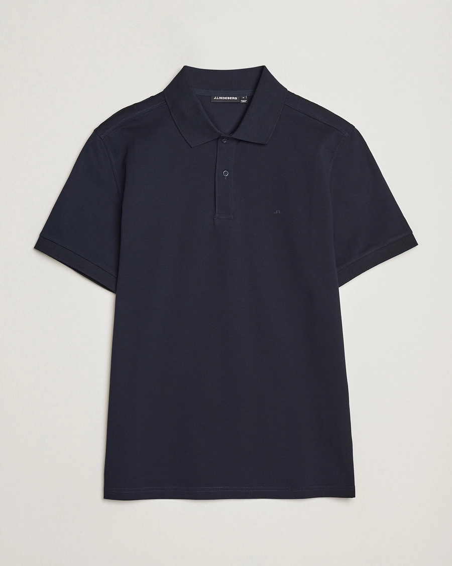 J.Lindeberg Troy Polo Pique Navy M