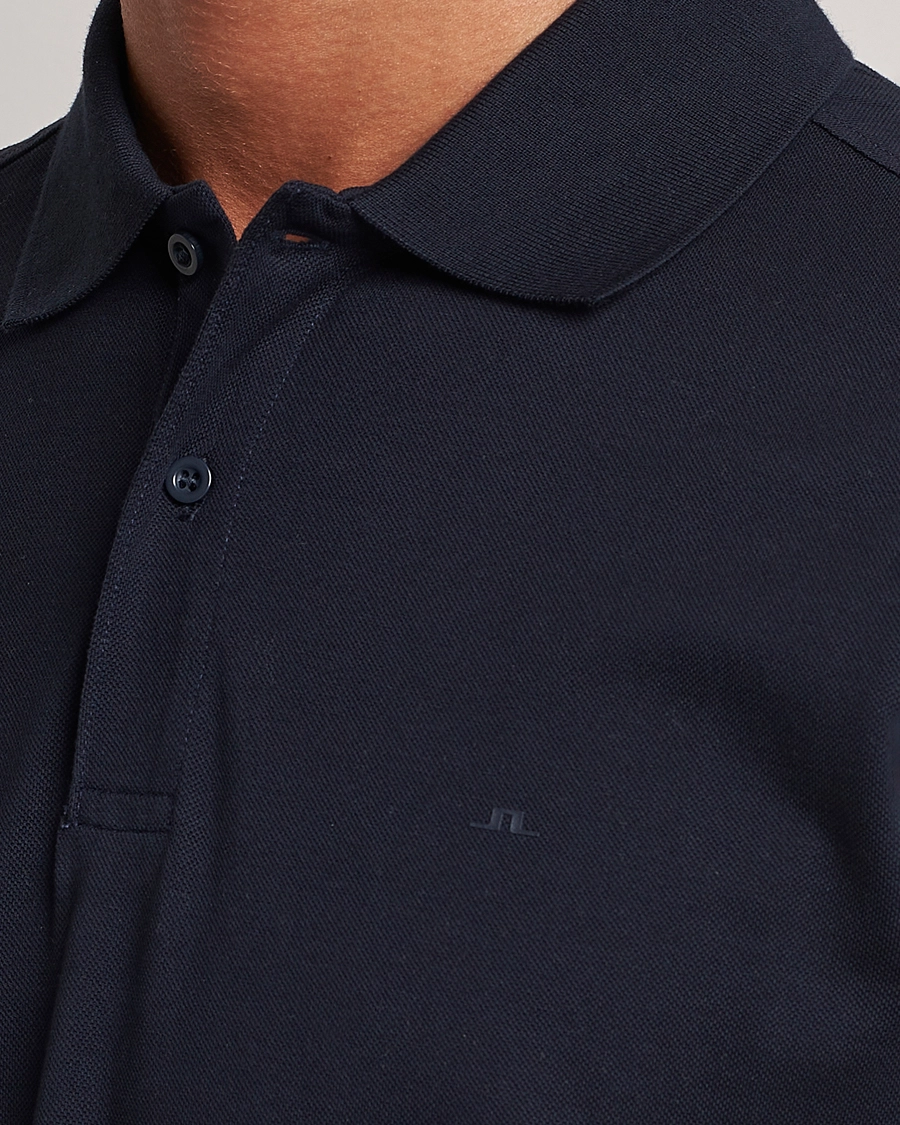 J.Lindeberg Troy Polo Pique Navy M - Bilde 5