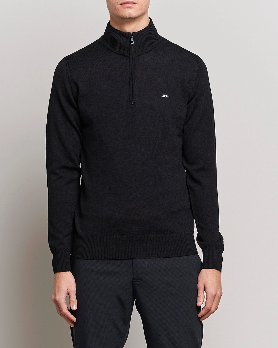 J.Lindeberg Kian Tour Merino Half Zip Black S - Bilde 3