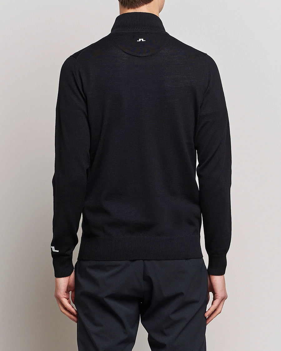 J.Lindeberg Kian Tour Merino Half Zip Black S - Bilde 4