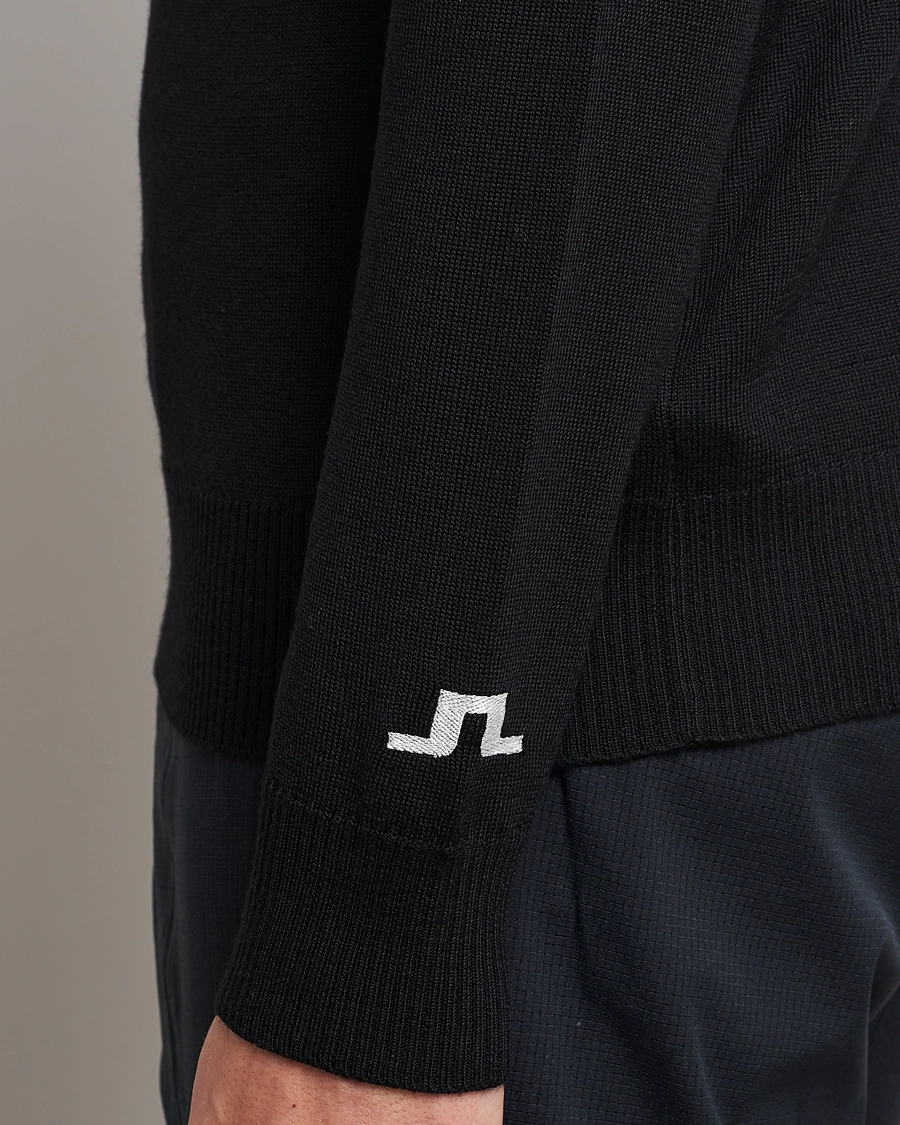 J.Lindeberg Kian Tour Merino Half Zip Black S - Bilde 5