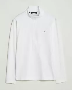 J.Lindeberg Luke Jersey Half Zip White S