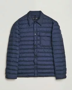 J.Lindeberg Gorman Quilted Overshirt Navy L