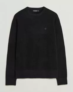 J.Lindeberg Yuri Merino Logo Crew Neck Sweater Black S
