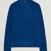 J.Lindeberg Yuri Merino Logo Crew Neck Sweater Navy Peony S