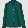 J.Lindeberg Slim Fit Comfort Tencel Shirt Rain Forest M