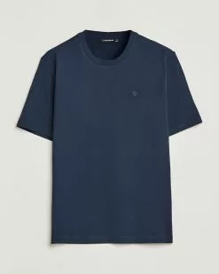 J.Lindeberg Dale Organic Cotton Patch T-Shirt Navy M