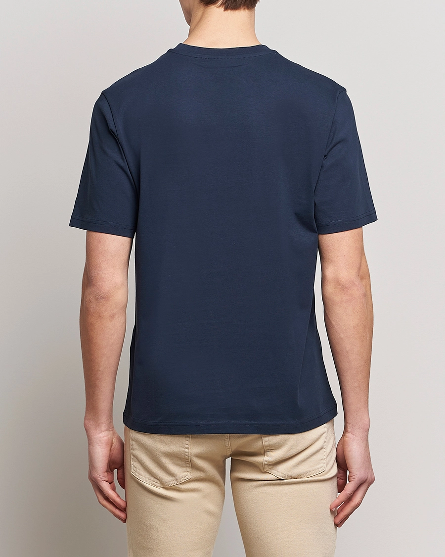 J.Lindeberg Dale Organic Cotton Patch T-Shirt Navy M - Bilde 4