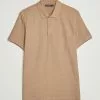 J.Lindeberg Troy Clean Polo Tiger Brown Melange S