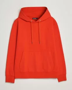 J.Lindeberg Chip Cotton Hoodie Fiery Red S
