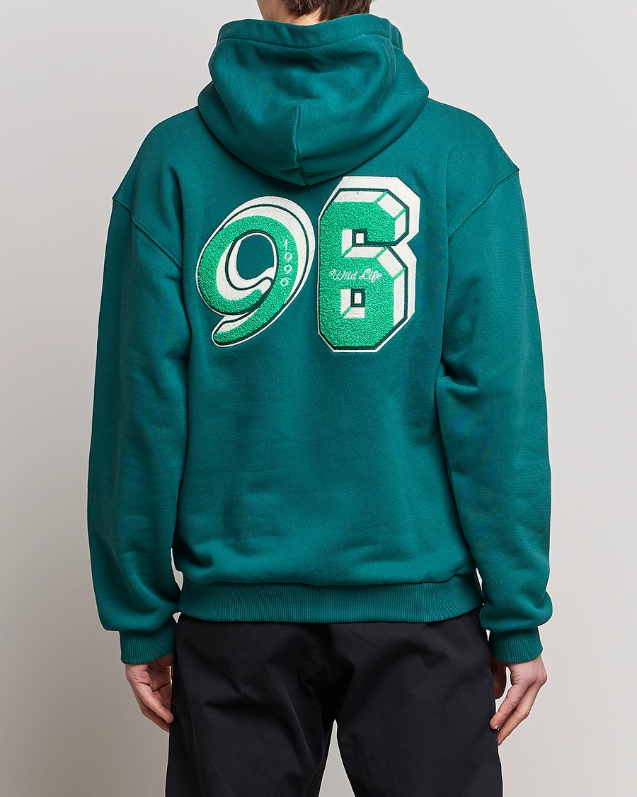 J.Lindeberg Karson Graphic Organic Cotton Hoodie Rain Forest S - Bilde 4