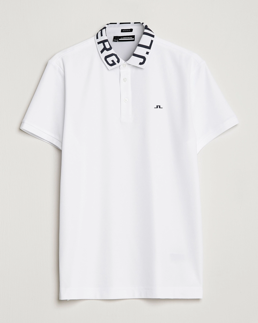 J.Lindeberg Gus Regular Polo White S