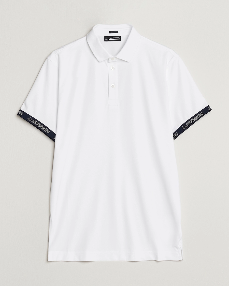 J.Lindeberg Guy Regular Fit Polo White S