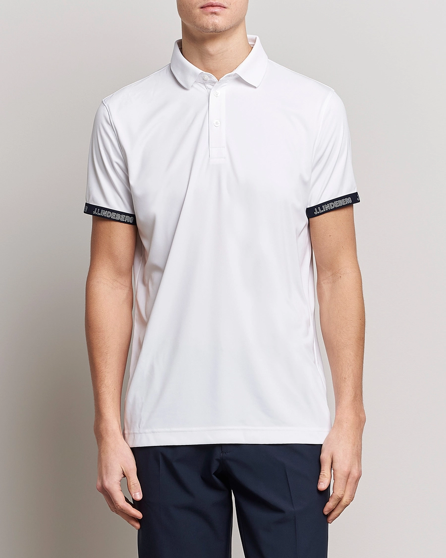 J.Lindeberg Guy Regular Fit Polo White S - Bilde 3