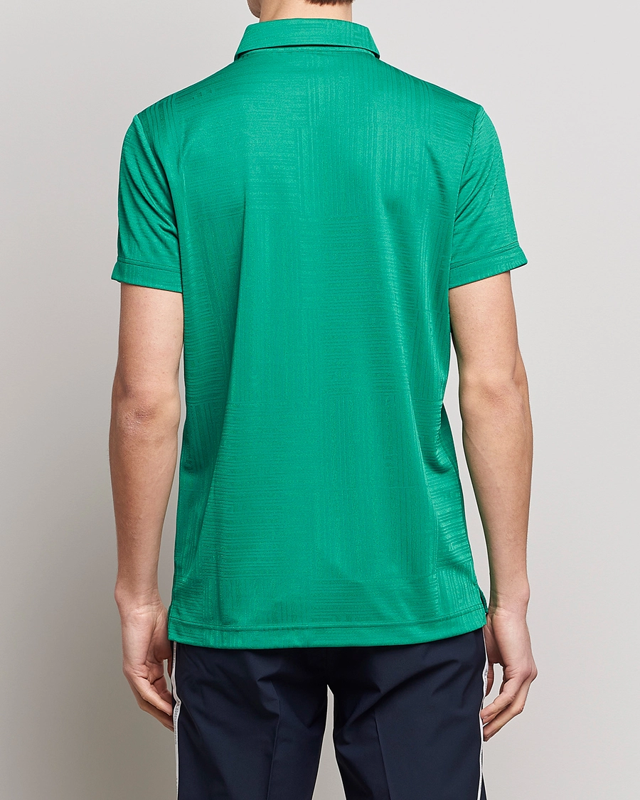 J.Lindeberg Alfred Mesh Jacquard Regular Fit Polo Bosphorus S - Bilde 4