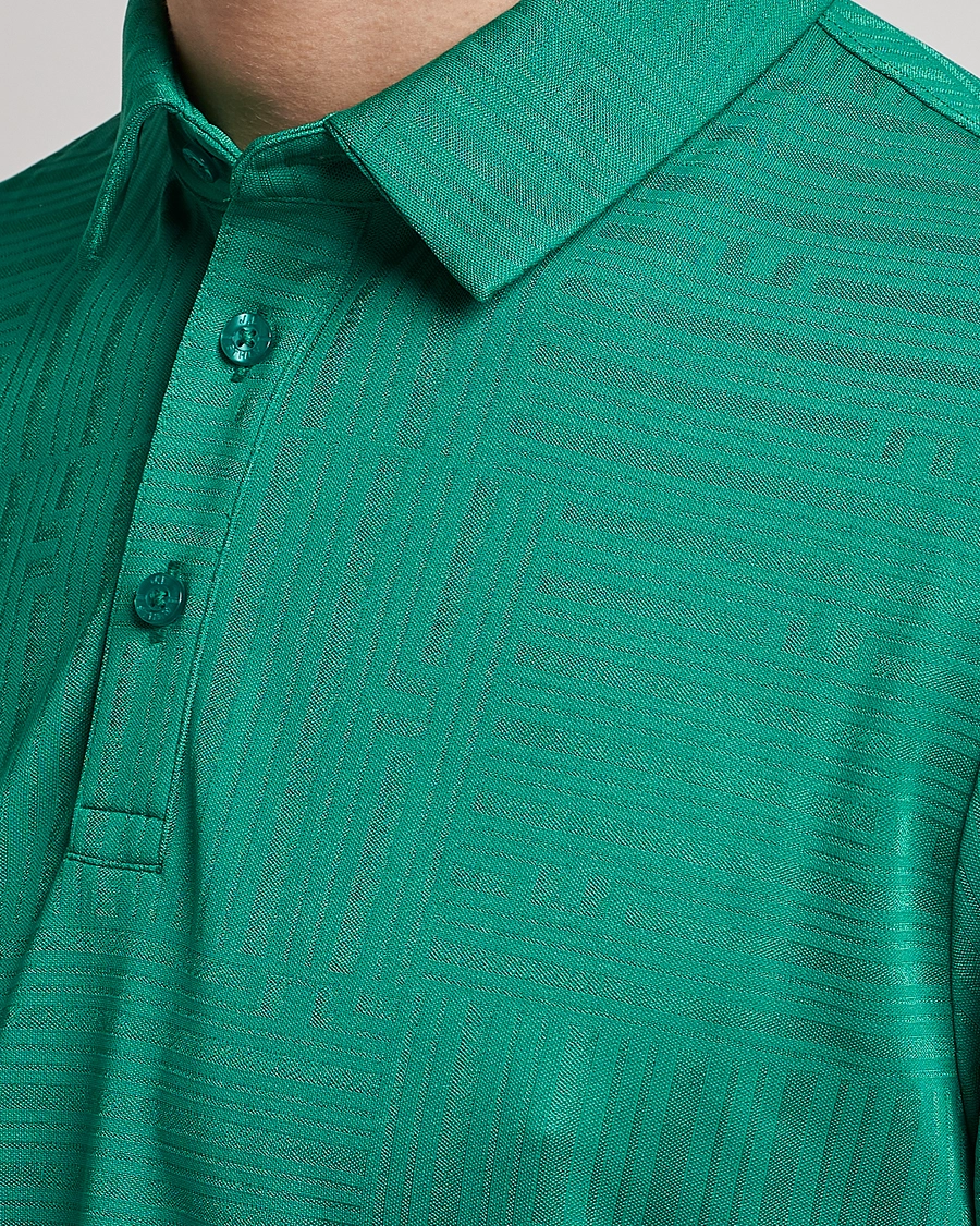 J.Lindeberg Alfred Mesh Jacquard Regular Fit Polo Bosphorus S - Bilde 5