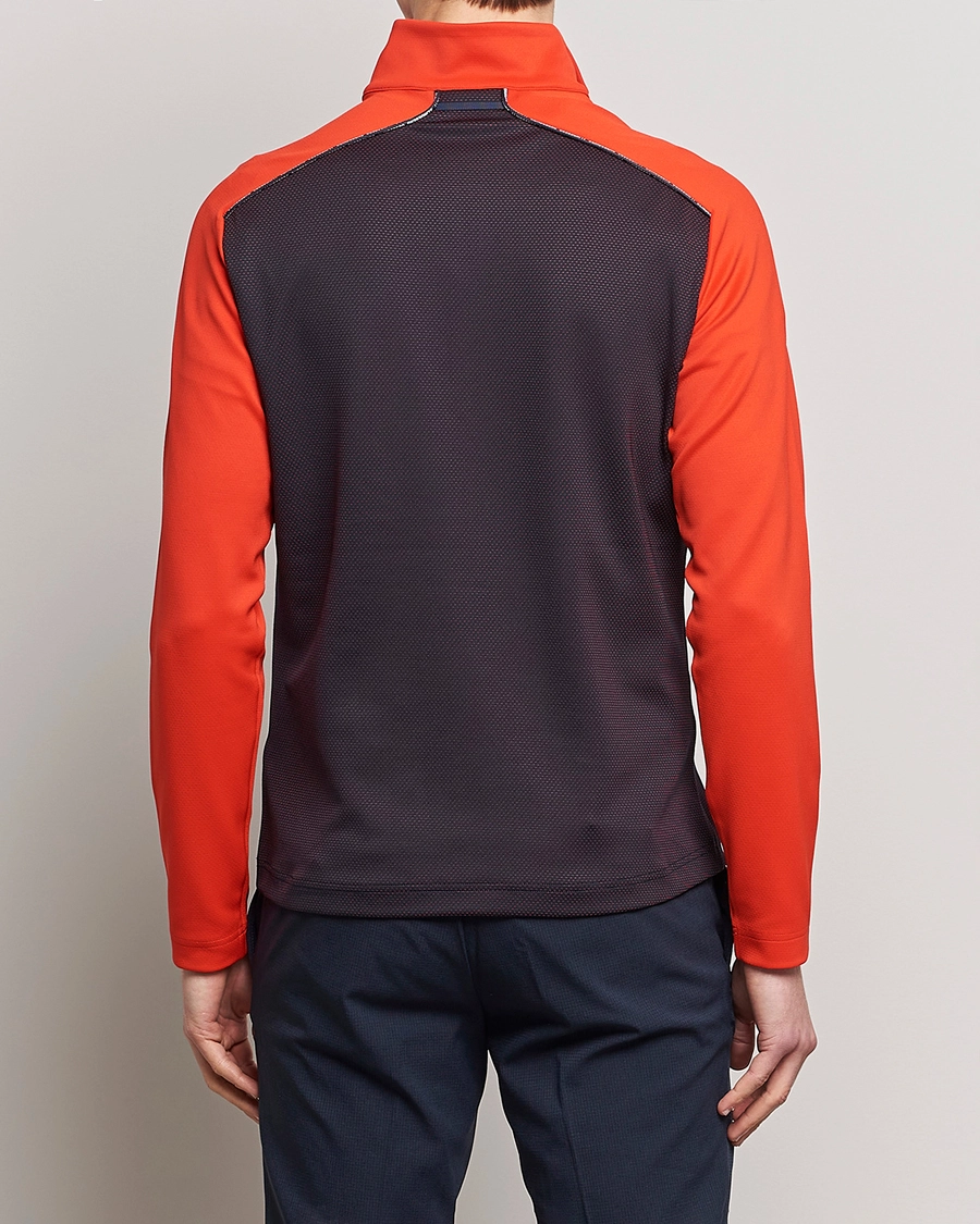 J.Lindeberg Terry Mid Layer Half Zip Fiery Red M - Bilde 4