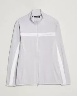 J.Lindeberg Jarvis Mid Layer Full Zip Light Grey Melange M