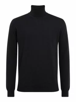 J.Lindeberg Lyd Merino Turtleneck Sweater - Black