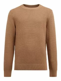 J.Lindeberg Archer Structure Sweater - Tiger Brown