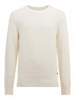 J.Lindeberg Archer Structure Sweater - Whisper White