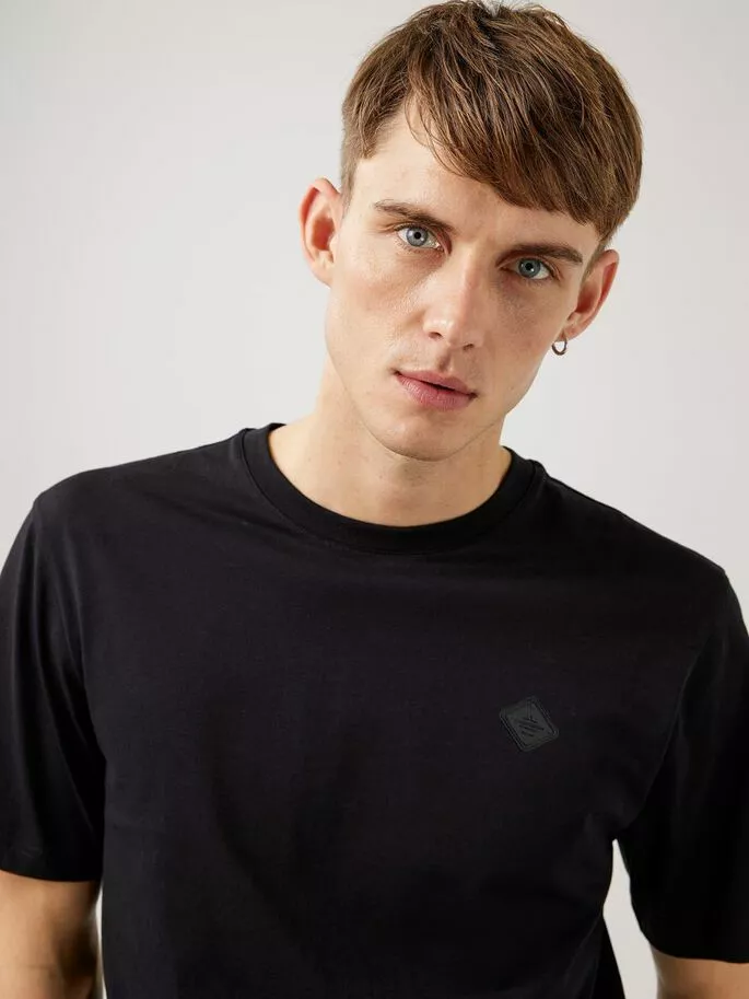 J.Lindeberg Dale Logo Patch T-shirt - Black - Bilde 3