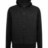 J.Lindeberg Pierre Knitted Hybrid Jacket - Black