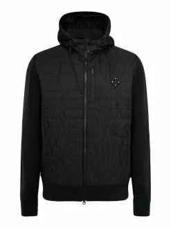 J.Lindeberg Pierre Knitted Hybrid Jacket - Black