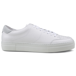 J.Lindeberg Art Signature Leather Sneaker - White