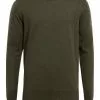 J.Lindeberg Lyle Merino Crew Neck Sweater - Seaweed Green