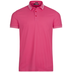 J.Lindeberg Austin Regular Golf Polo - Hot Pink