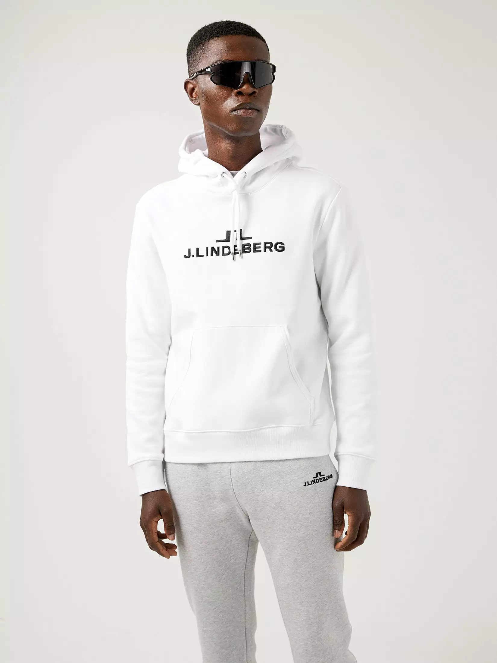 J.Lindeberg Alpha Hood - White - Bilde 3