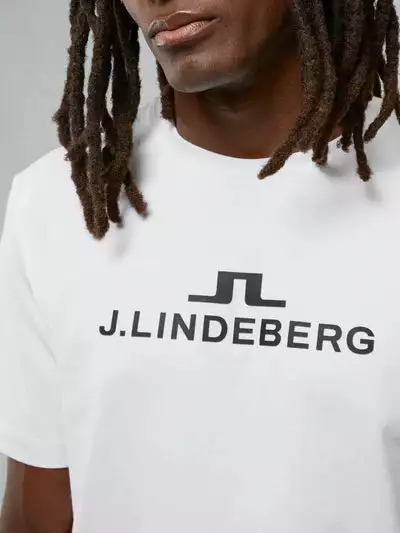 J.Lindeberg Alpha T-Shirt - White - Bilde 4
